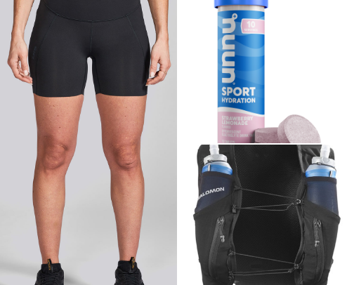 The Runner's Essential Gear Guide cover photo collage
