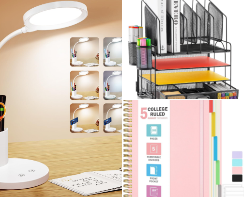 Study Desk Setup cover photo collage