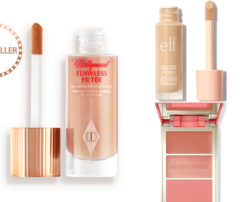 My summer beauty products! cover photo collage