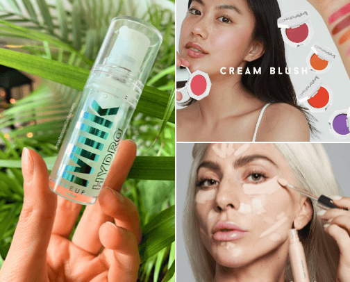 clean girl makeup vibes ✨ cover photo collage
