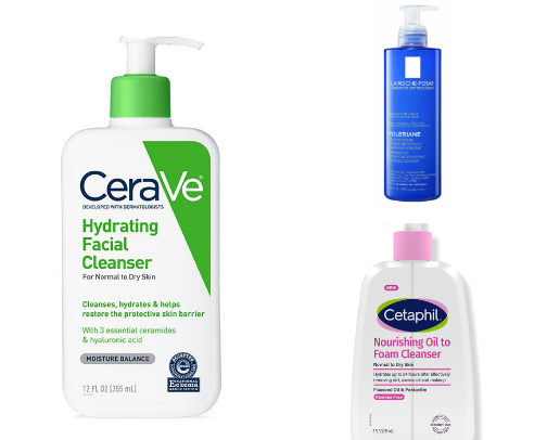 Best-selling skin care products cover photo collage