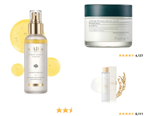 Favorite Skincare Products cover photo collage
