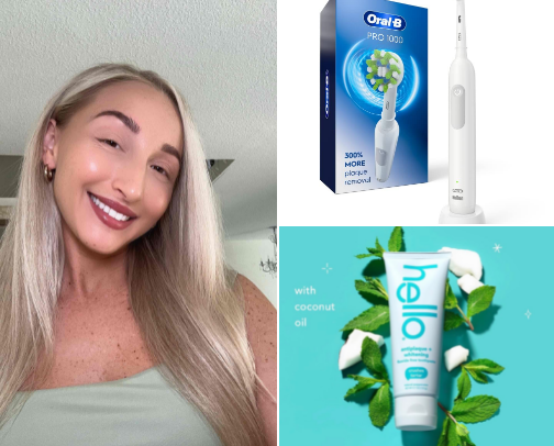 My shiny teeth and me ✨🦷 cover photo collage