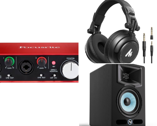 Recording your own music at home - the gear I love. cover photo collage