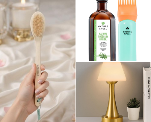 Elevated Shower Routine cover photo collage