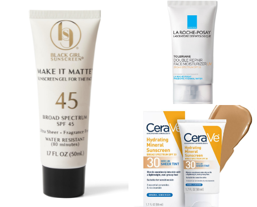 🌞 Esthetician-Approved Sunscreens for Melanated Skin cover photo collage