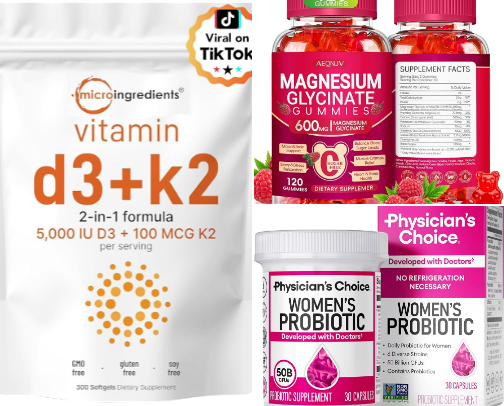 My must have supplements to help me function and other great supplements from companies I trust cover photo collage