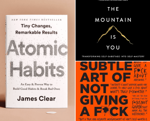 Book collection for self growth&cozy autumn time🥰🍂 cover photo collage
