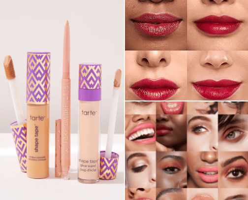 Make up must haves cover photo collage