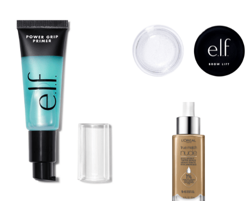 Every day makeup routine cover photo collage