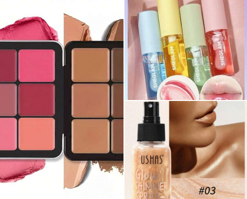 SHEIN Make Up Products 💋 cover photo collage