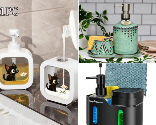🧴 Soap Dispensers & Dishes cover photo collage
