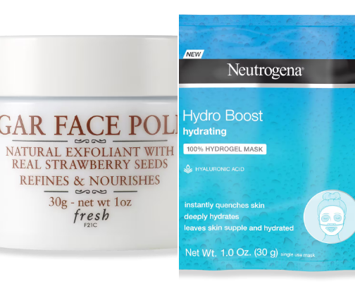My weekly skincare routine cover photo collage