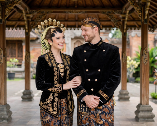 Keraton Solo Basahan: The Authentic Javanese Royal Wedding Look (and Modest Version for Everyone) cover photo collage