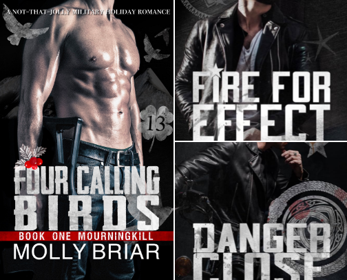 Get Free - Four Calling Birds: A Second Chance Military Romance (Mourningkill Book 1) companions cover photo collage