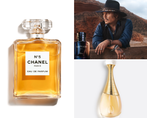 The Best Selling Perfumes in the World cover photo collage