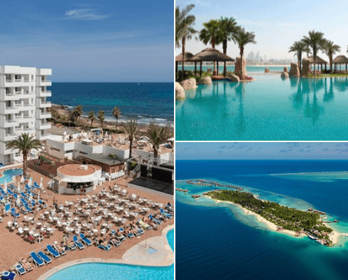 Travel cover photo collage