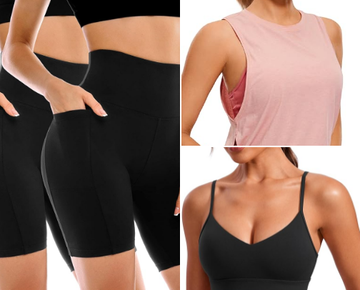 My Go-To Workout Outfit cover photo collage
