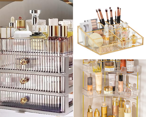 Make up organizersss for every make up product💘 cover photo collage