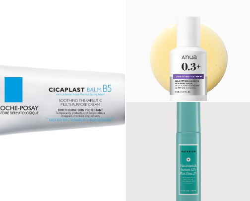 Favorite skincare as a sensitive skin and recovering acne prone girly! cover photo collage