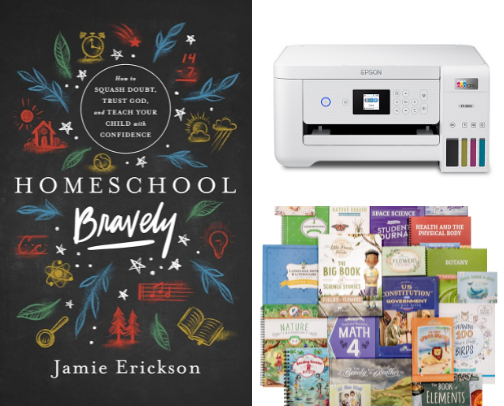 Homeschooling Essentials: Tools for Thriving, Not Just Surviving cover photo collage