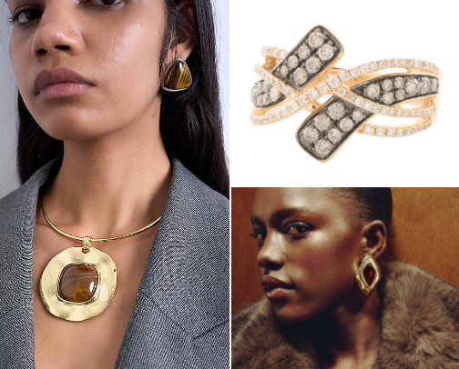 It’s giving sparkle and statement 💎 cover photo collage