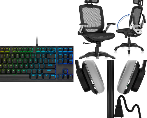 office stuff/virtual cover photo collage