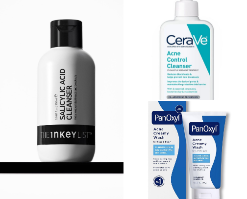 Best skincare for acne prone skin cover photo collage