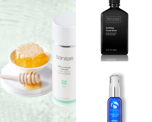 my skincare routine cover photo collage