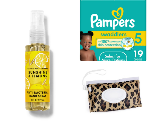 Diaper Bag Essentials cover photo collage