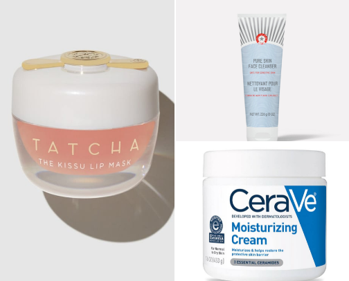 Beauty essentials for minimal girlies cover photo collage