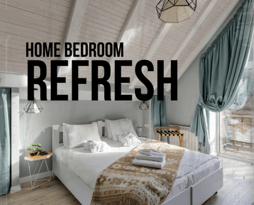 Home Bedroom Refresh cover photo collage