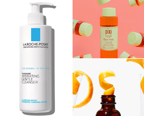 skincare 🤍 cover photo collage