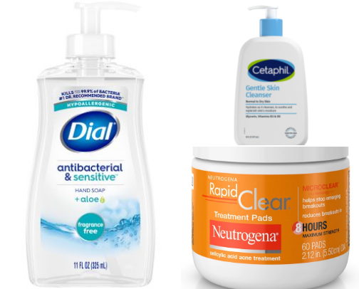 Skincare cover photo collage