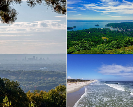 Camping locations, Hiking and Views I enjoy cover photo collage
