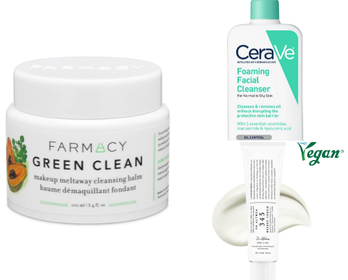 My Go-To Skincare After Trying Everything for Acne-Prone Skin ✨ cover photo collage