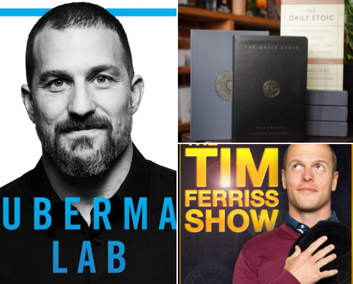 🎧 Podcasti za produktivnost i inspiraciju cover photo collage