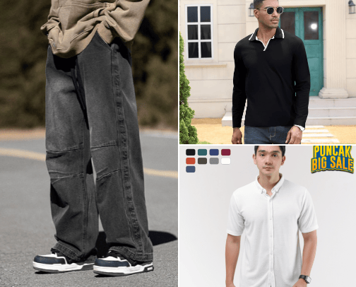 Men's Clothes cover photo collage