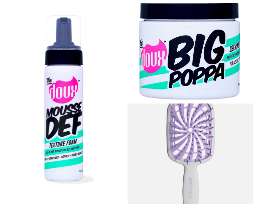 Products my curly hair loves 🛀🏼 cover photo collage