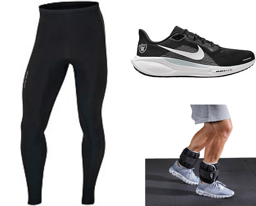 Running gear cover photo collage