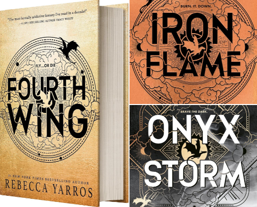 My guilty pleasure romantasy reads for slow evenings cover photo collage