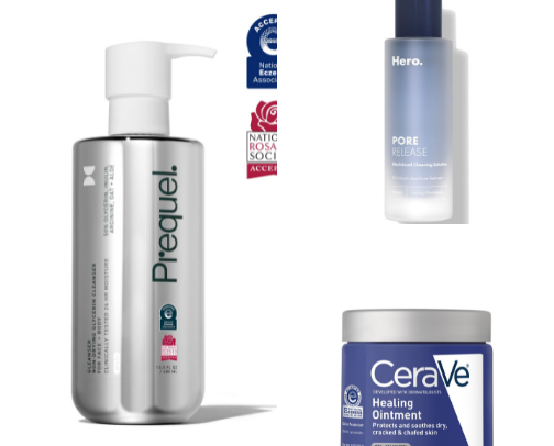 Look Into My Skincare Routine cover photo collage