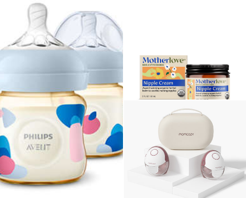Breastfeeding Essentials🤍 cover photo collage