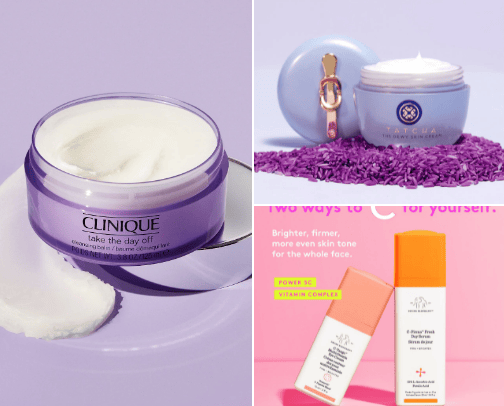 Skin care cover photo collage