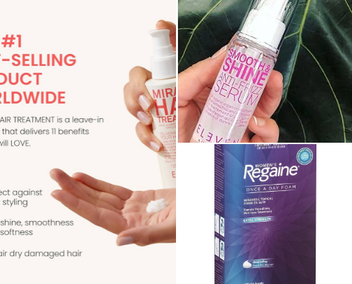 Hair must haves cover photo collage