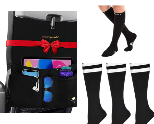 Airplane Travel Essentials cover photo collage