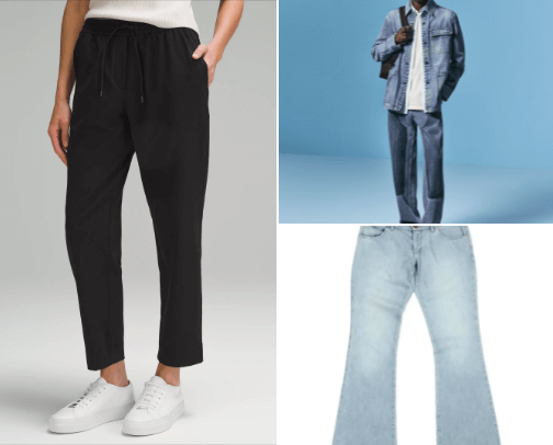 Jeans recommendation cover photo collage