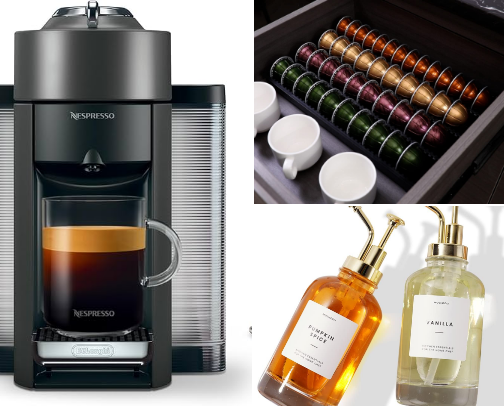 Our At-Home Coffee Bar Essentials: Makers, Syrups, and Morning Must-Haves cover photo collage