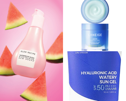 Korean skin care cover photo collage