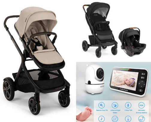 Baby items cover photo collage